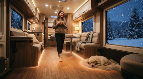 Quels sont les avantages des systèmes de chauffage au sol pour les véhicules de loisirs en conditions hivernales?