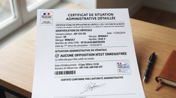 Tout ce que vous devez savoir sur le certificat de non-gage auto